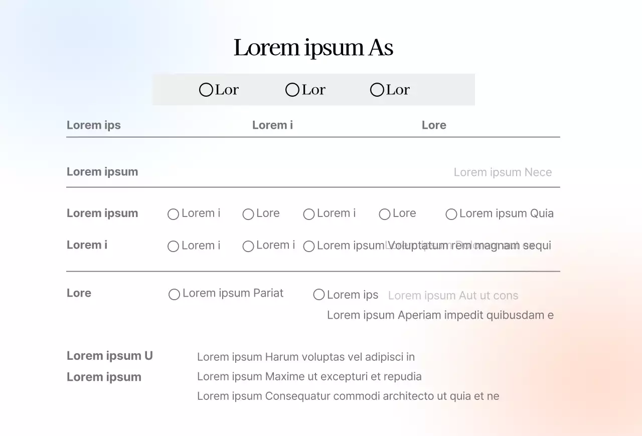 Magasin de vêtements simple et brillant avec dégradés