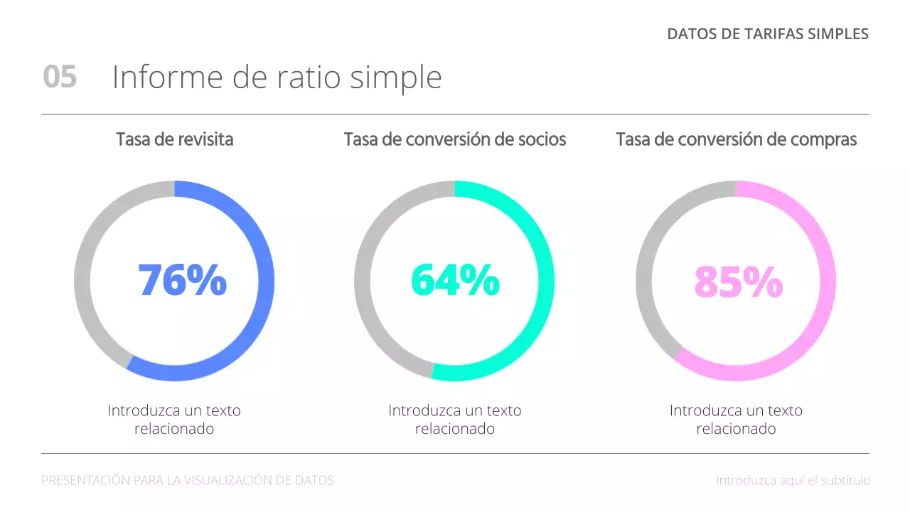 Informes minimalistas de análisis de datos con fondo blanco