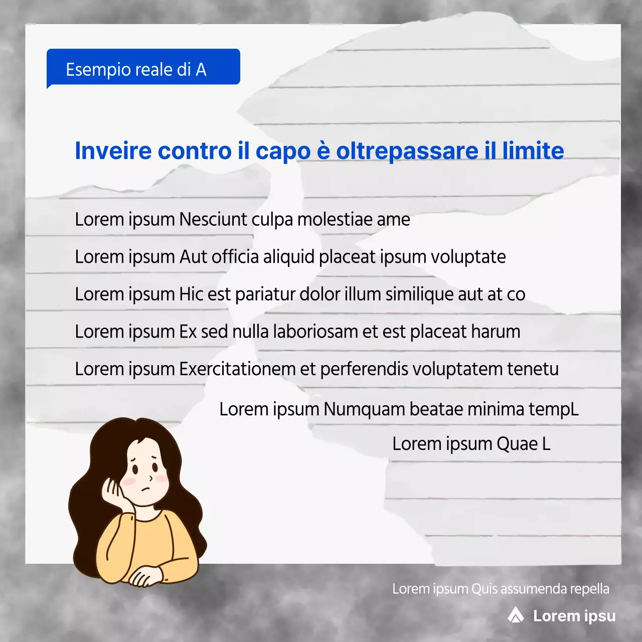 Informazioni blu, pulite, introduzione al caso di diritto del lavoro