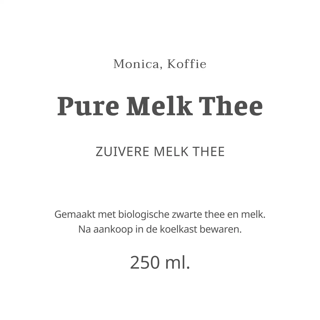 Pure Melk Thee