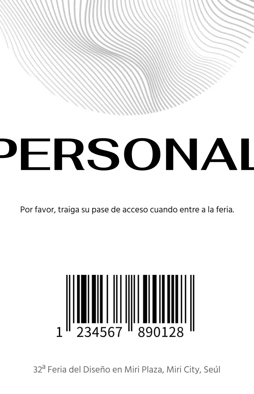 Organizadores de eventos con un diseño centrado en las líneas y las formas