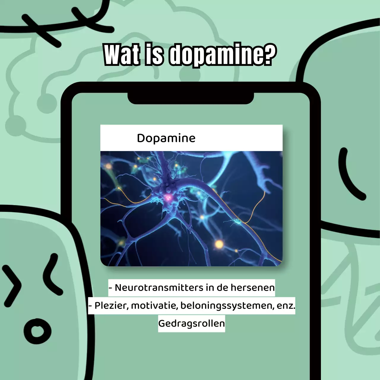 Ontwerp een kleurrijk, geïllustreerd telefoonframeInleiding tot Dopamine
