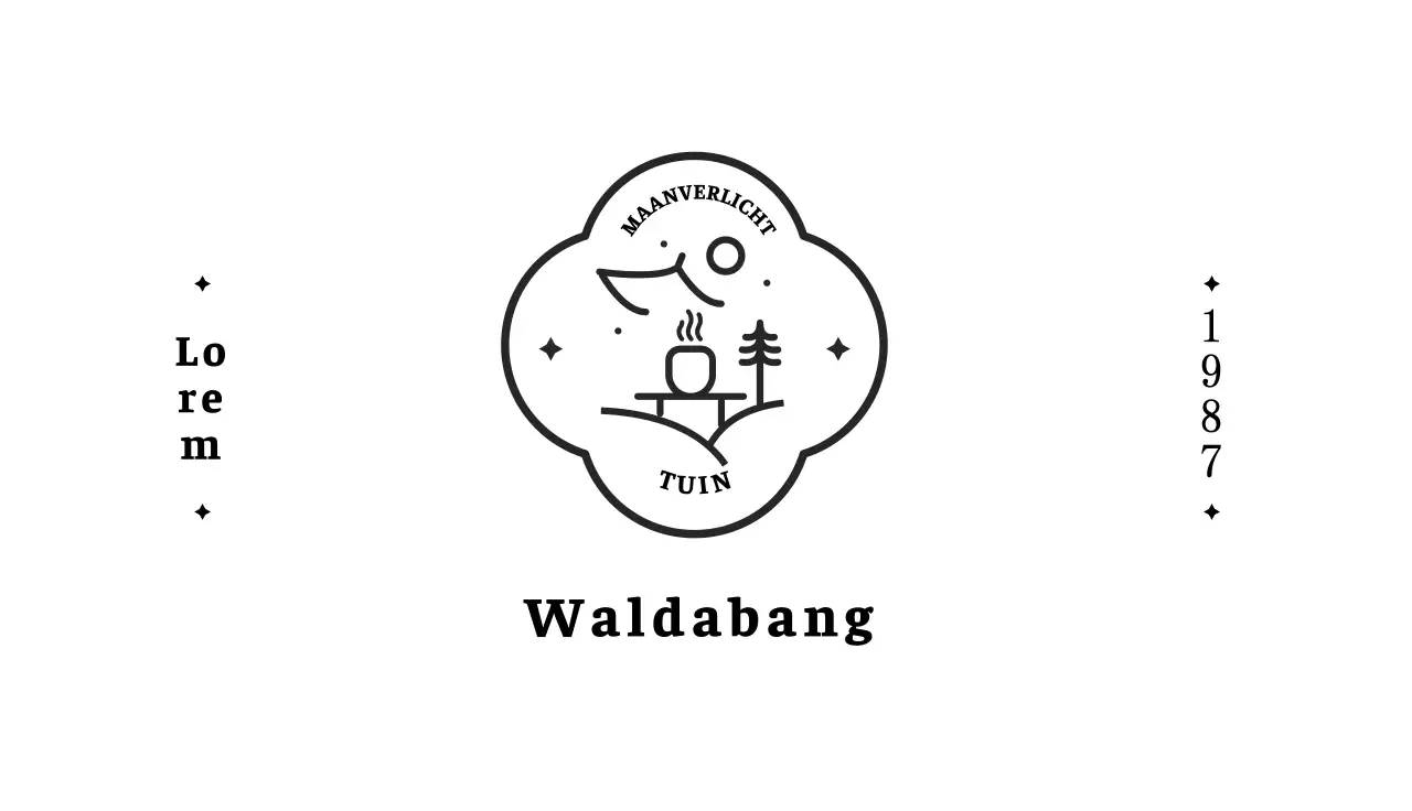 Visitekaartje met een Koreaans theehuislogo