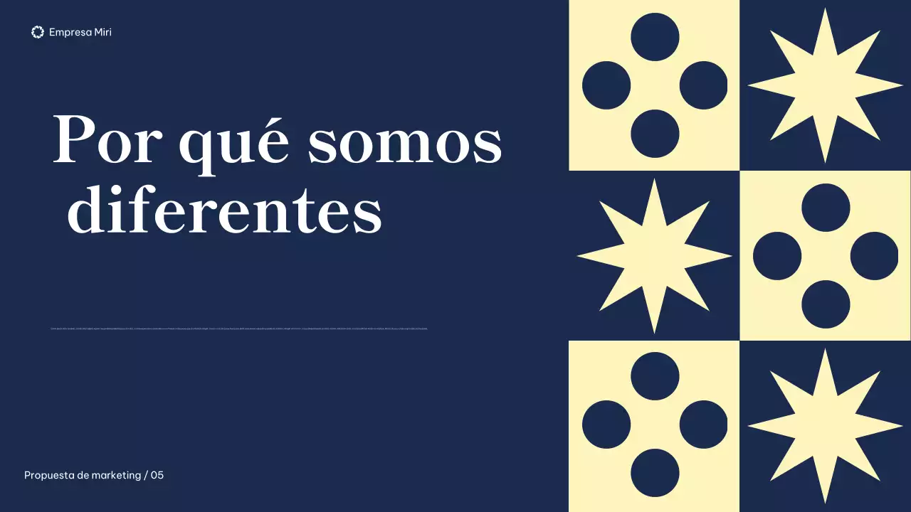 navy modern marketing proposal document