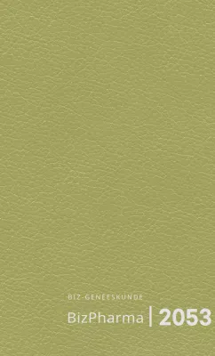 Dagboekomslag met verticaal logo van farmaceutisch bedrijf