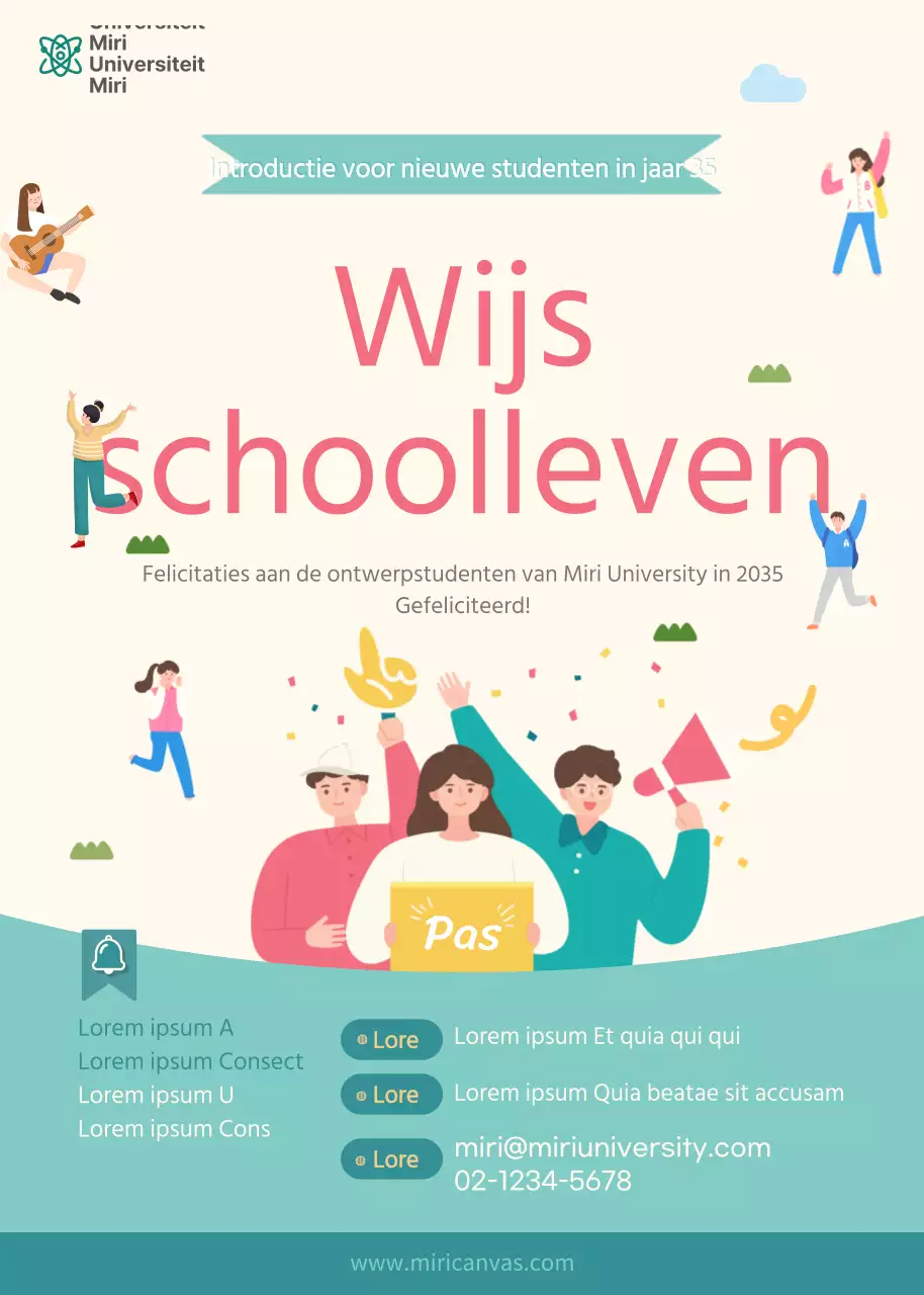 Mint en lichtgele Balleran illustratie aanvaarding kennisgeving (evenement pop-up)