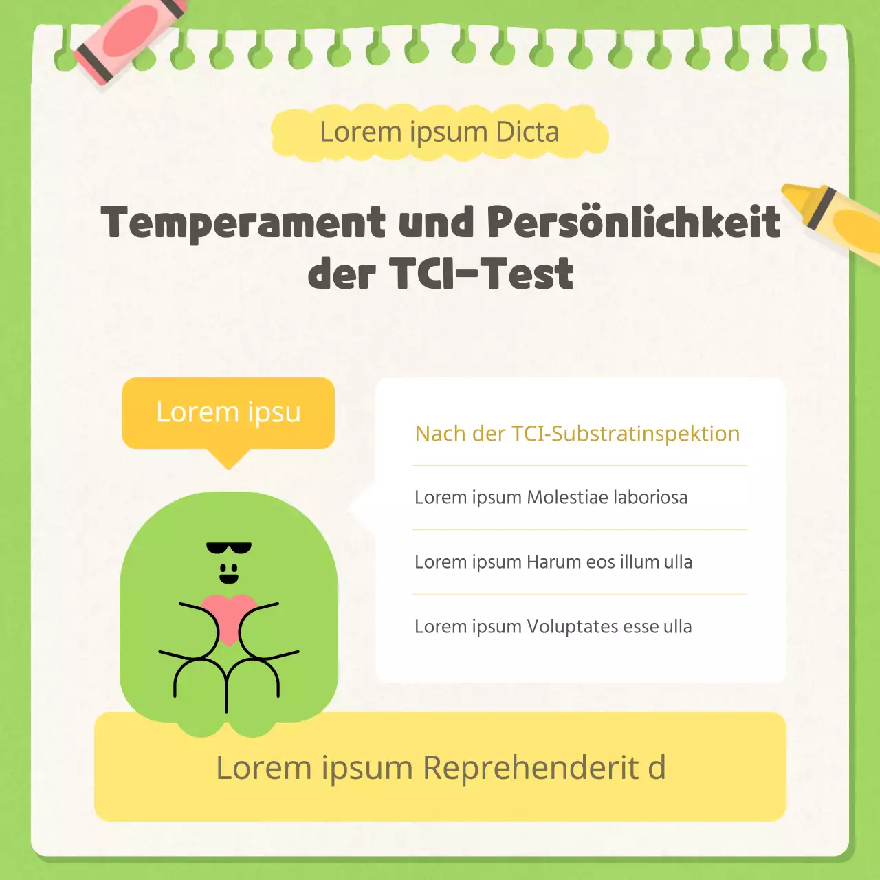 Einführung des Konzepts des Gelben Kindergartens, eine nette Art, kleine Kinder zu erziehen