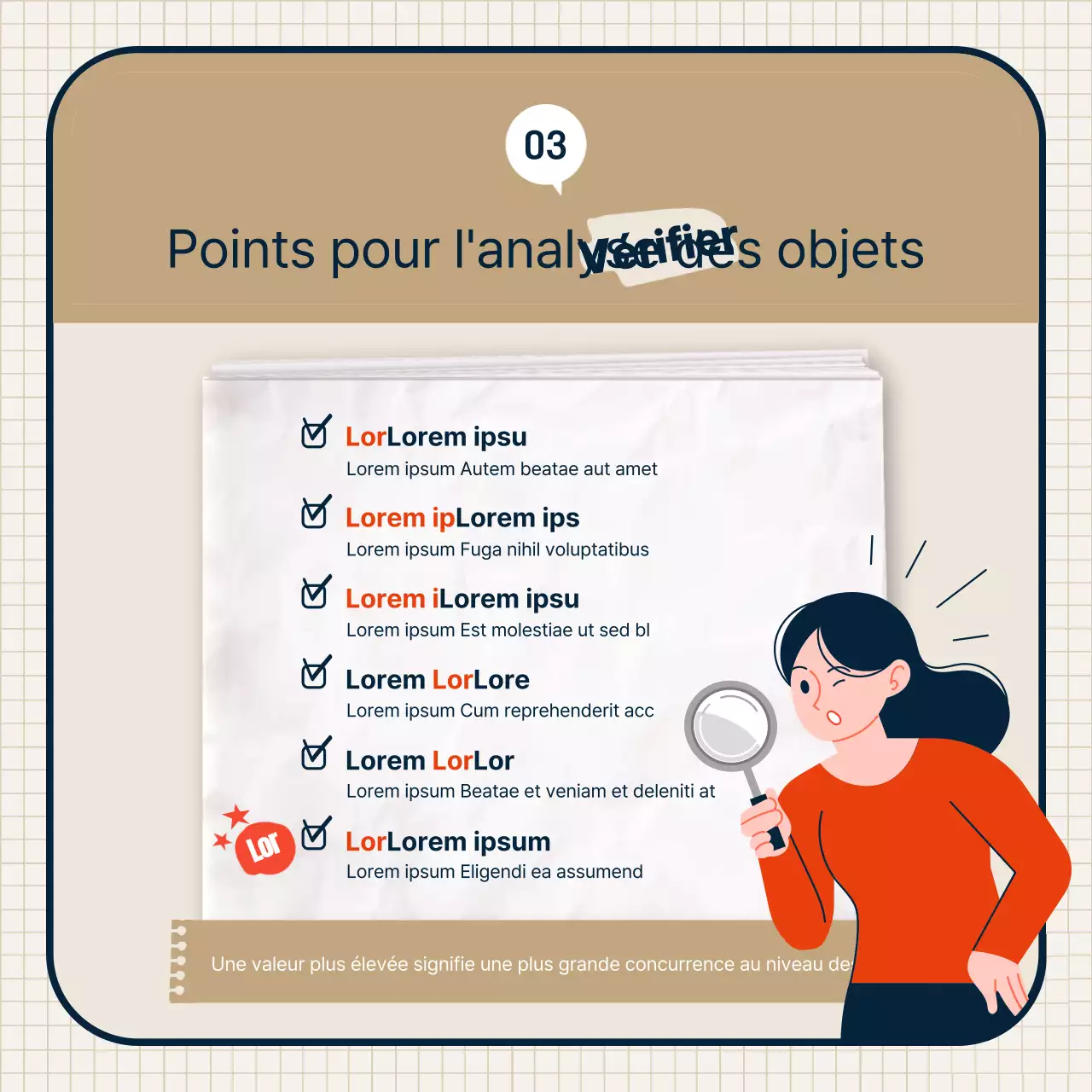 Thème de la vente aux enchères de biens immobiliers avec des illustrations et des combinaisons de cadres propres et de couleur beige