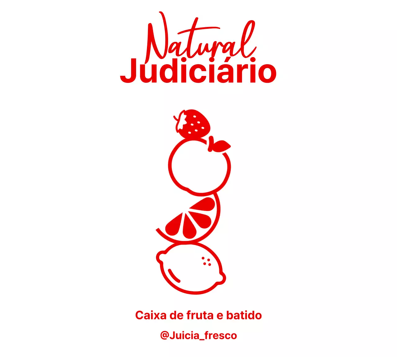 Uma loja de batidos com ilustrações giras de frutos frescos a vermelho