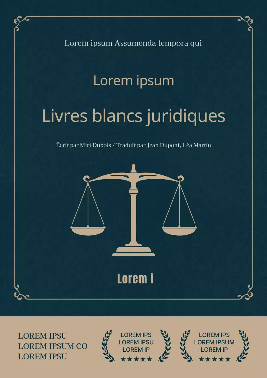 Une version simple et bleu marine de la loi