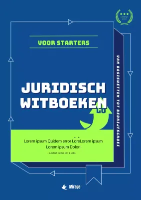 Basiswetten voor het runnen van een startend bedrijf in de blauwe encyclopedie