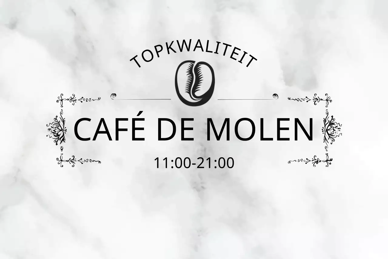 16 café stickers