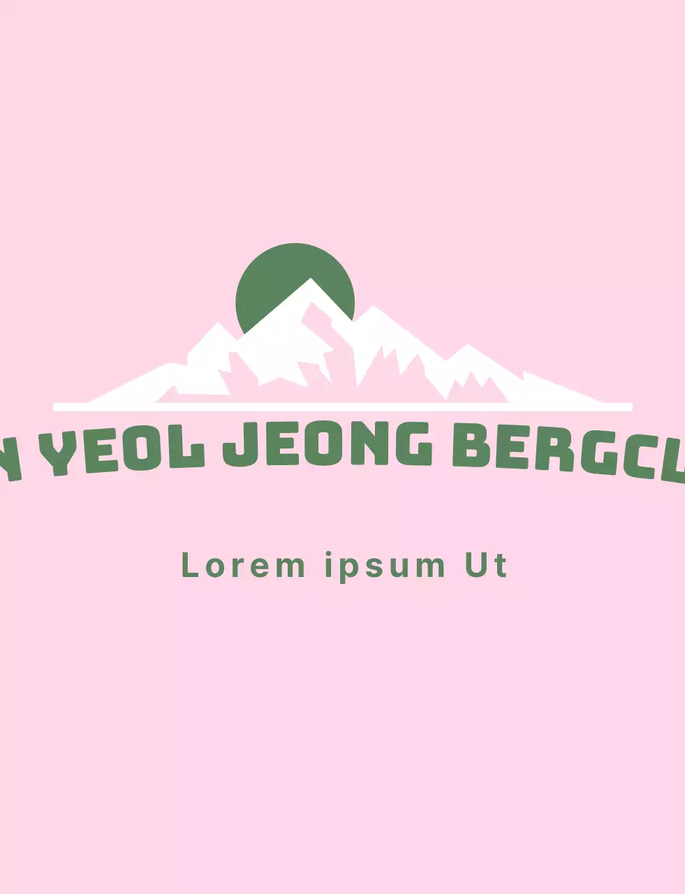 Uniform van bergbeklimmersclub met bergillustratie