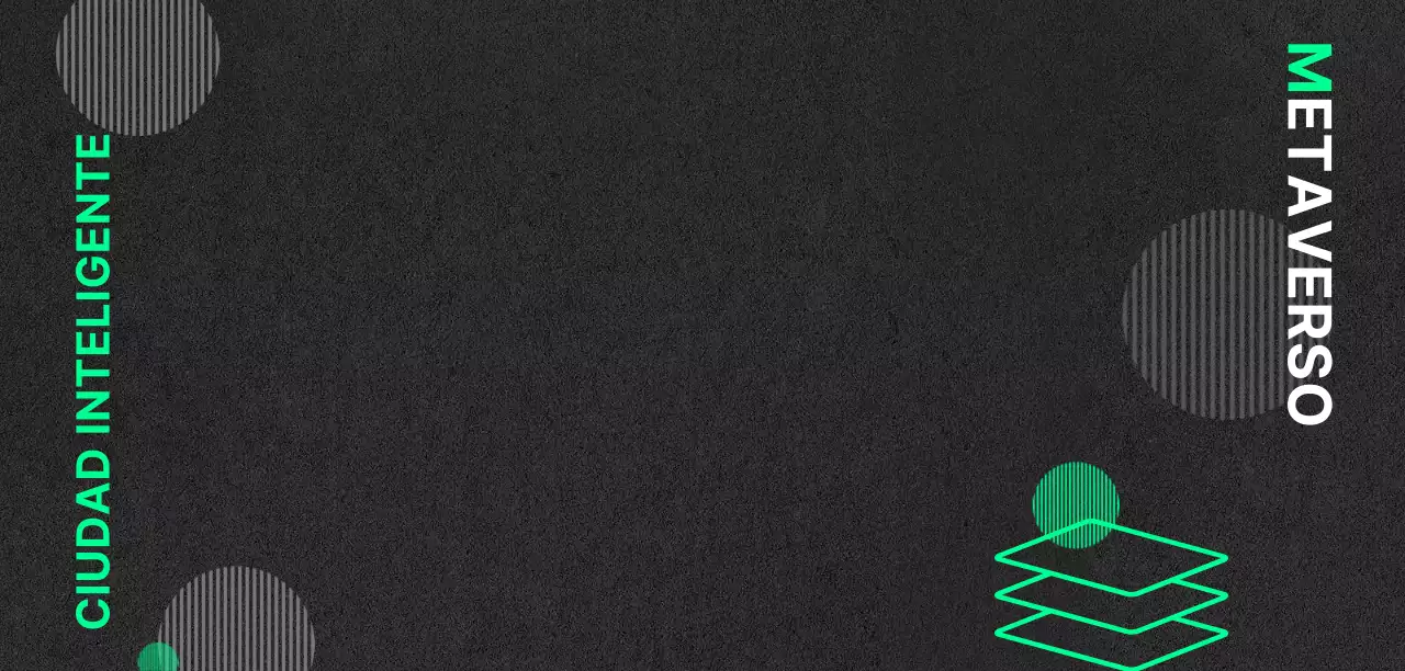 Llamativos anuncios de seminarios en negro y menta