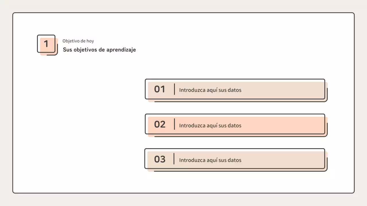 Educativo con formas puntiagudas en rosa y beige