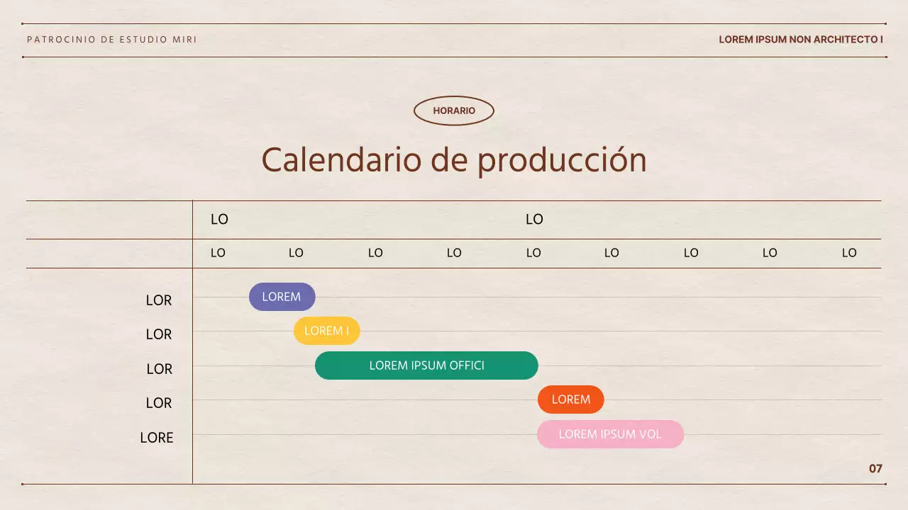 La propuesta del talento web Hyun Chan con fondo de papel y coloridas formas geométricas