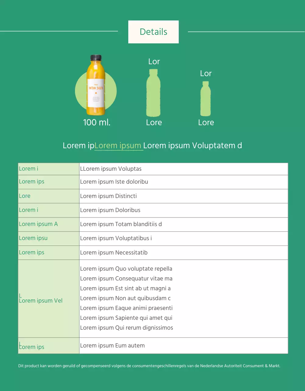 Een oproep tot actie voor een groene, van boer tot bord gezonde drank