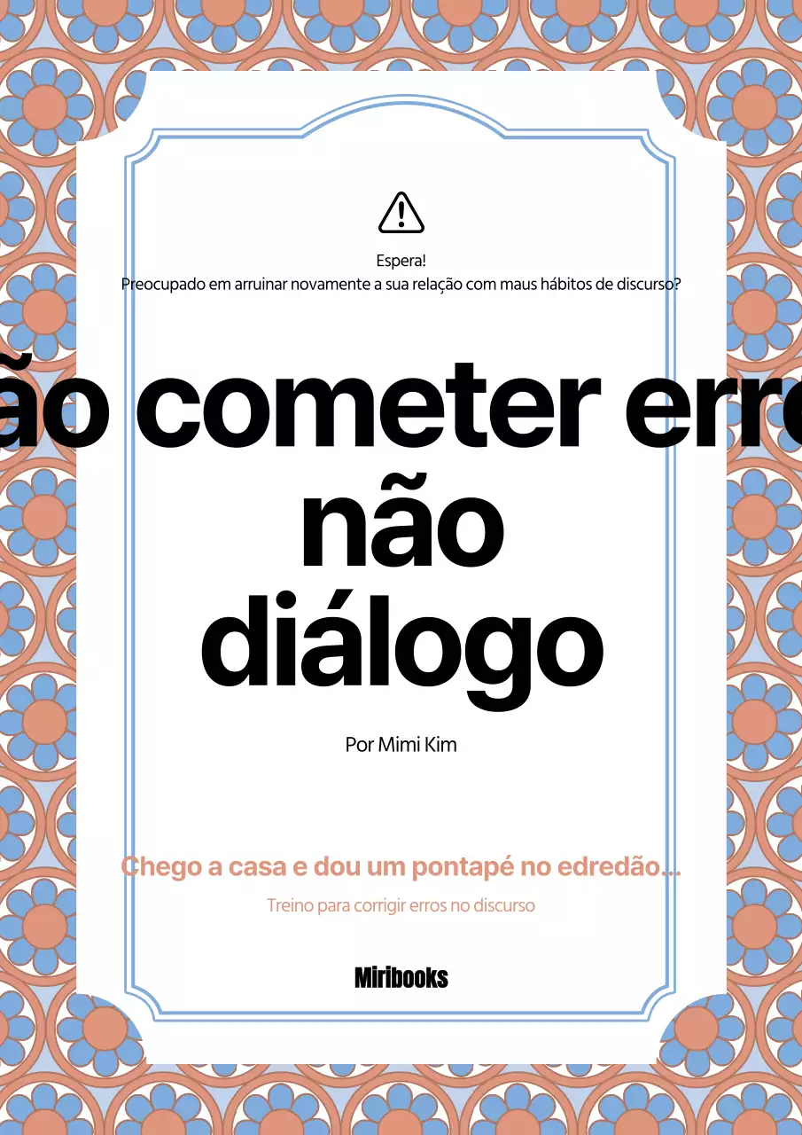 Céu laranja Padrões coloridos Livro de autoajuda concetual