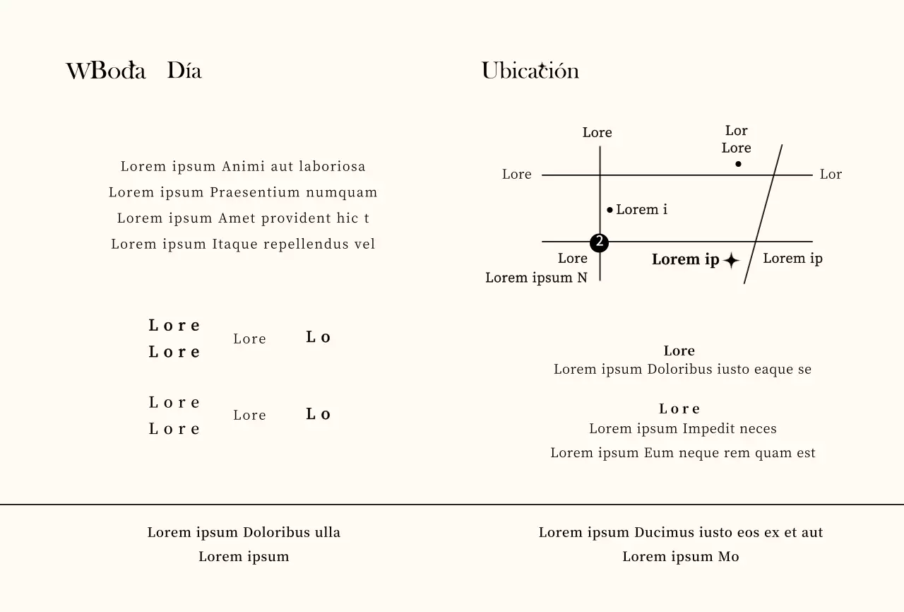 Invitación de boda con concepto de ilustración floral en acuarela con líneas