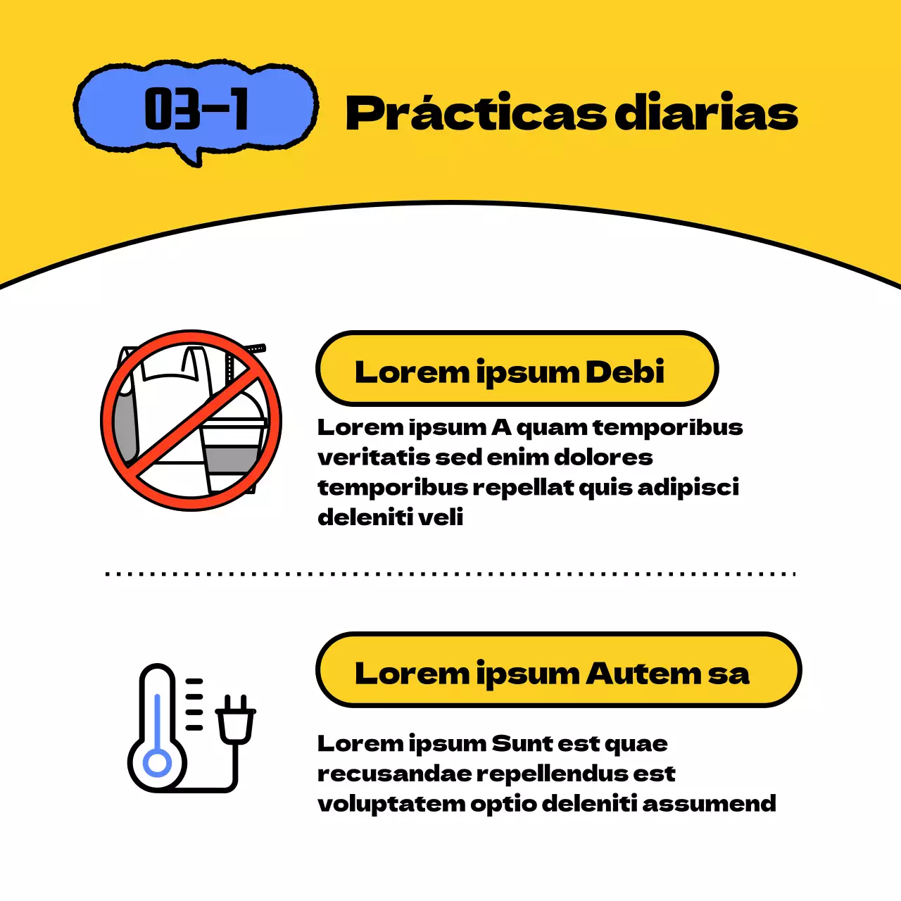 Amarillo Azul Bonito y respetuoso con el medio ambiente Promueve la campaña Green Life