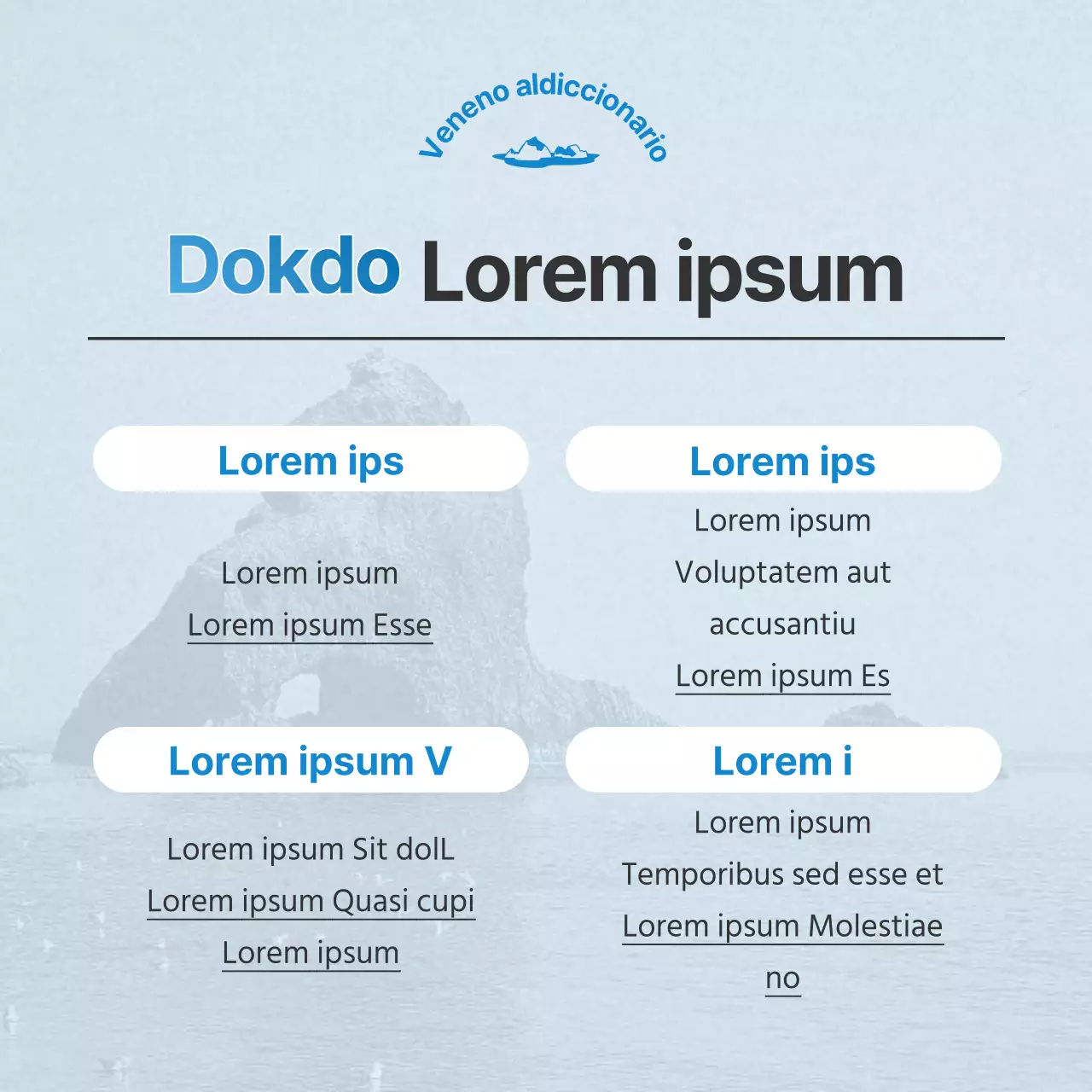 Un sencillo post informativo sobre el Día de la Lectura en azul y celeste