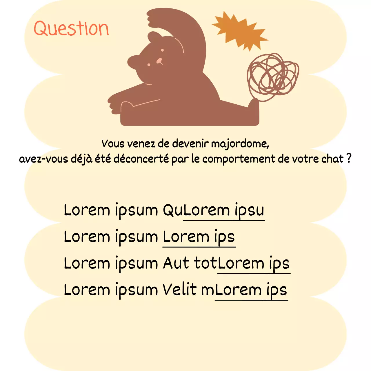 L'adorable histoire du langage des chats de Brown et Yellow