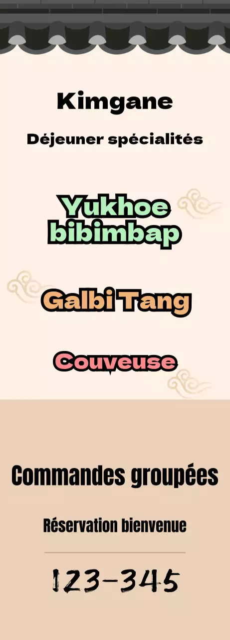 Boucherie traditionnelle dans une maison en tuiles beiges