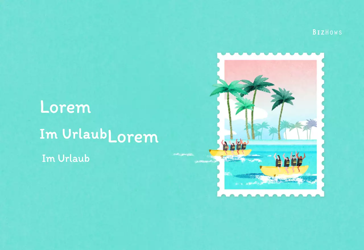 Stempelillustrationen mit einem warmen Konzept