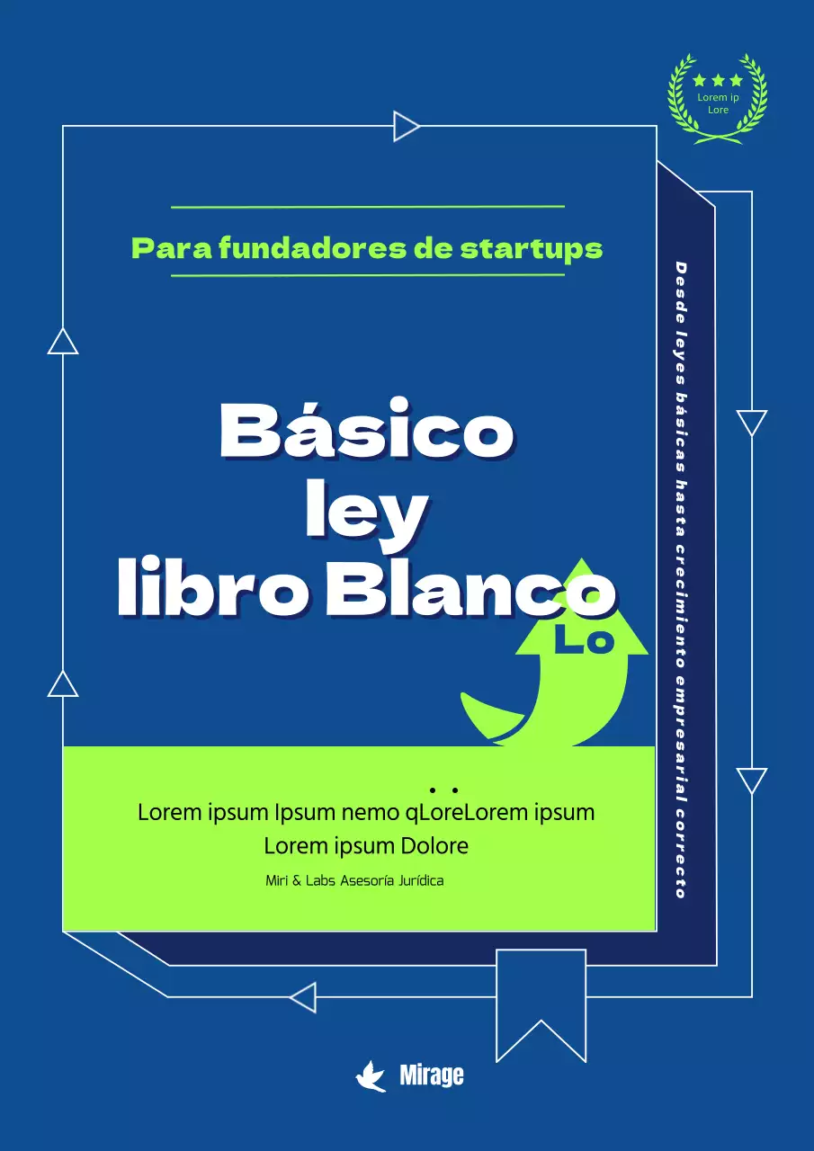 Leyes básicas para dirigir una empresa incipiente en el concepto de enciclopedia azul