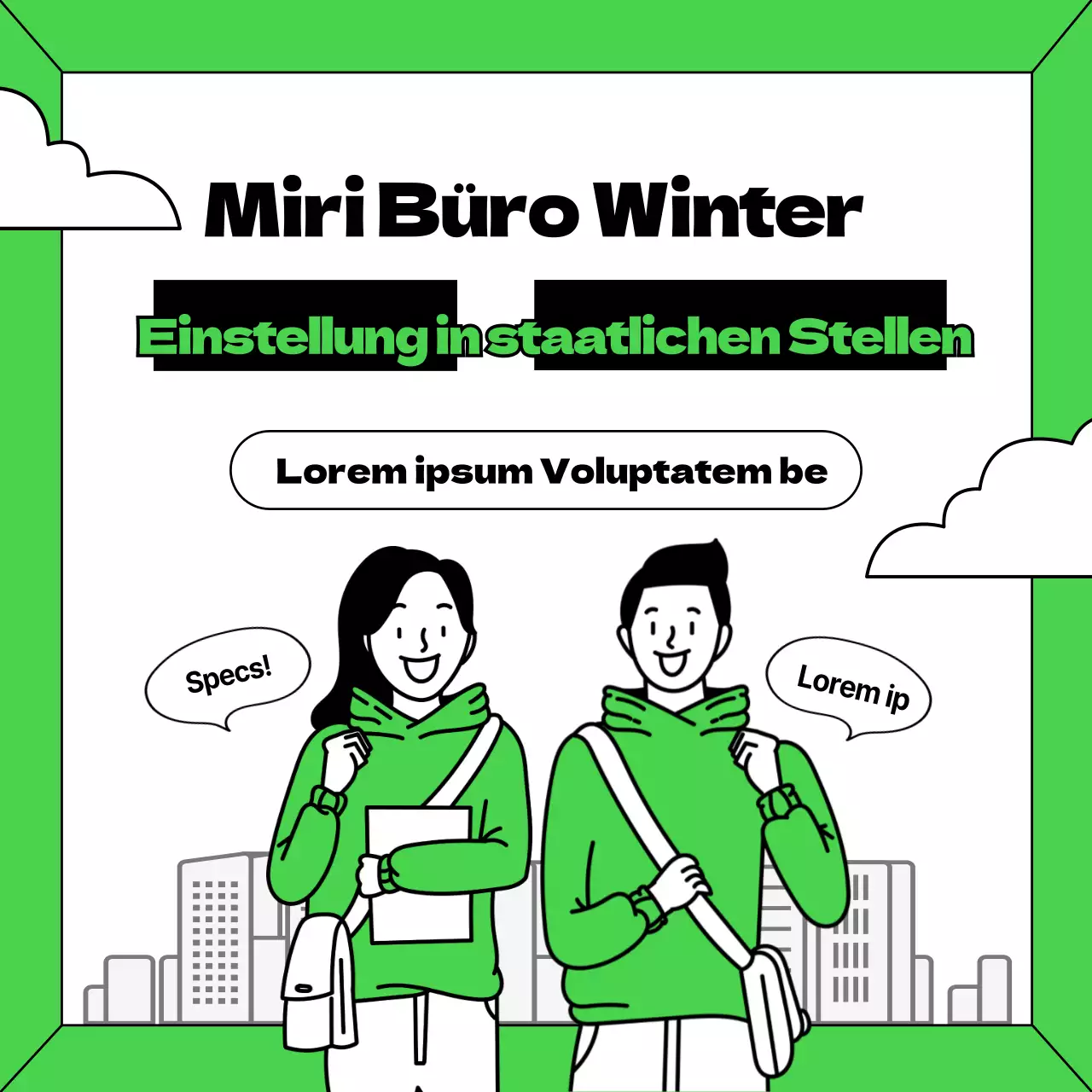 Green Miri Office Winter Government Office Einstellung von Teilzeitkräften Einstellung von Teilzeitkräften Studenten Einstellung von Teilzeitkräften