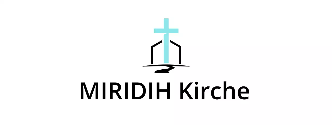 kirche kreuz illustration logo
