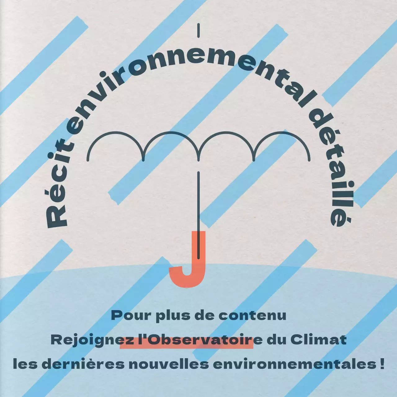 Observations climatiques rétro en beige et bleu clair