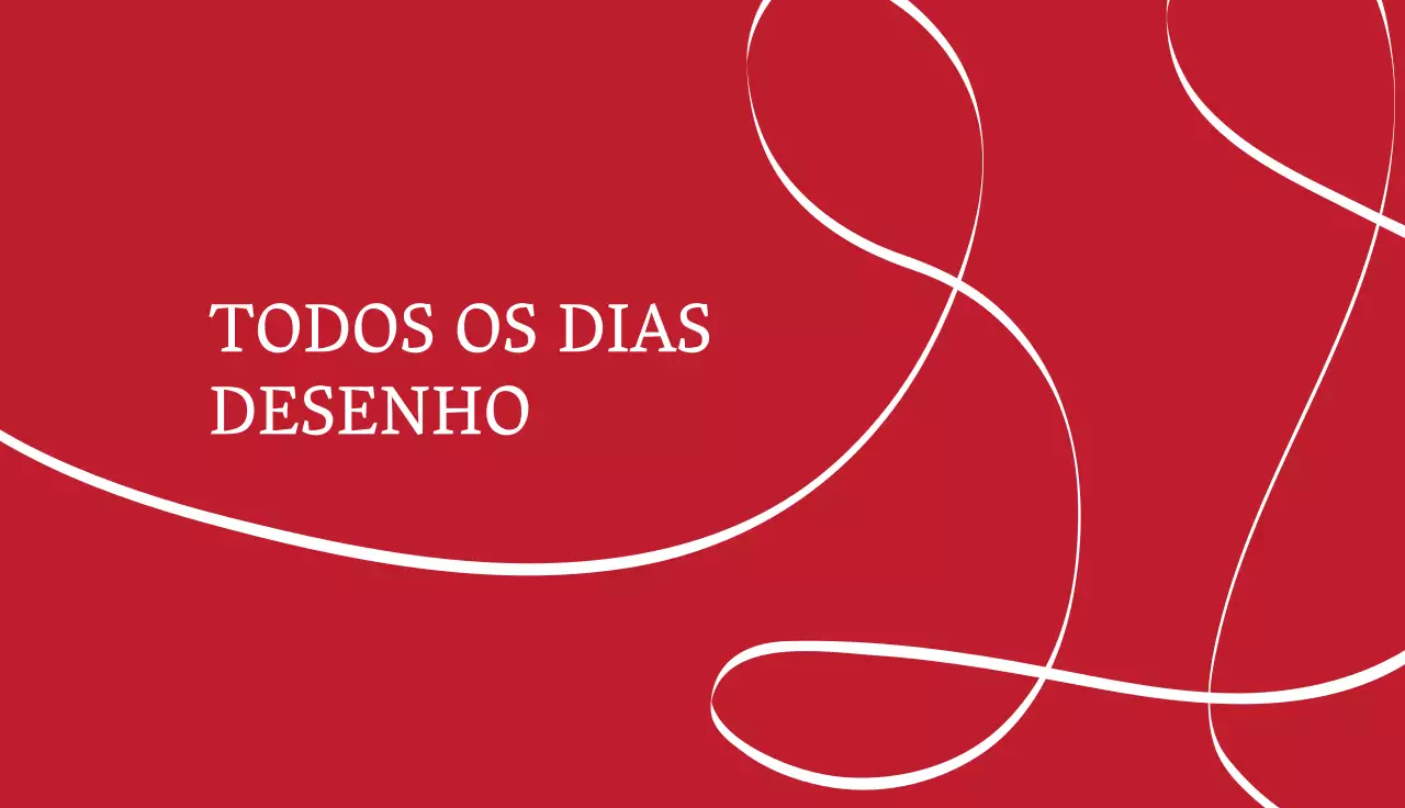 Linha branca vermelha Ilustração Escola de arte