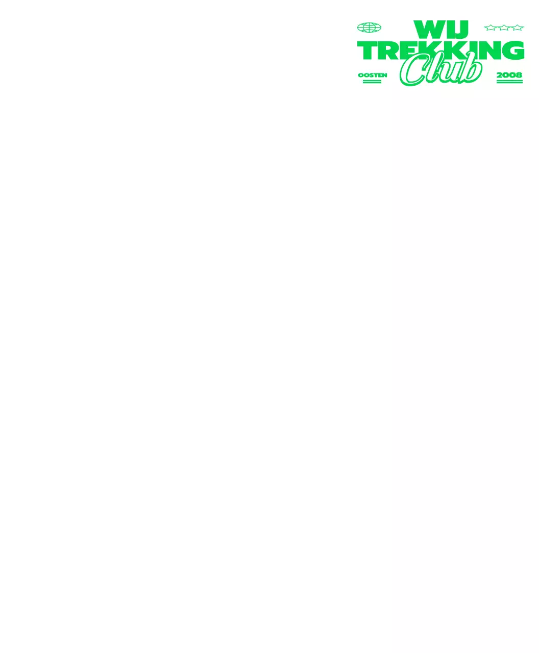 Hip berg karakter concept groep t-shirt in groen en wit.