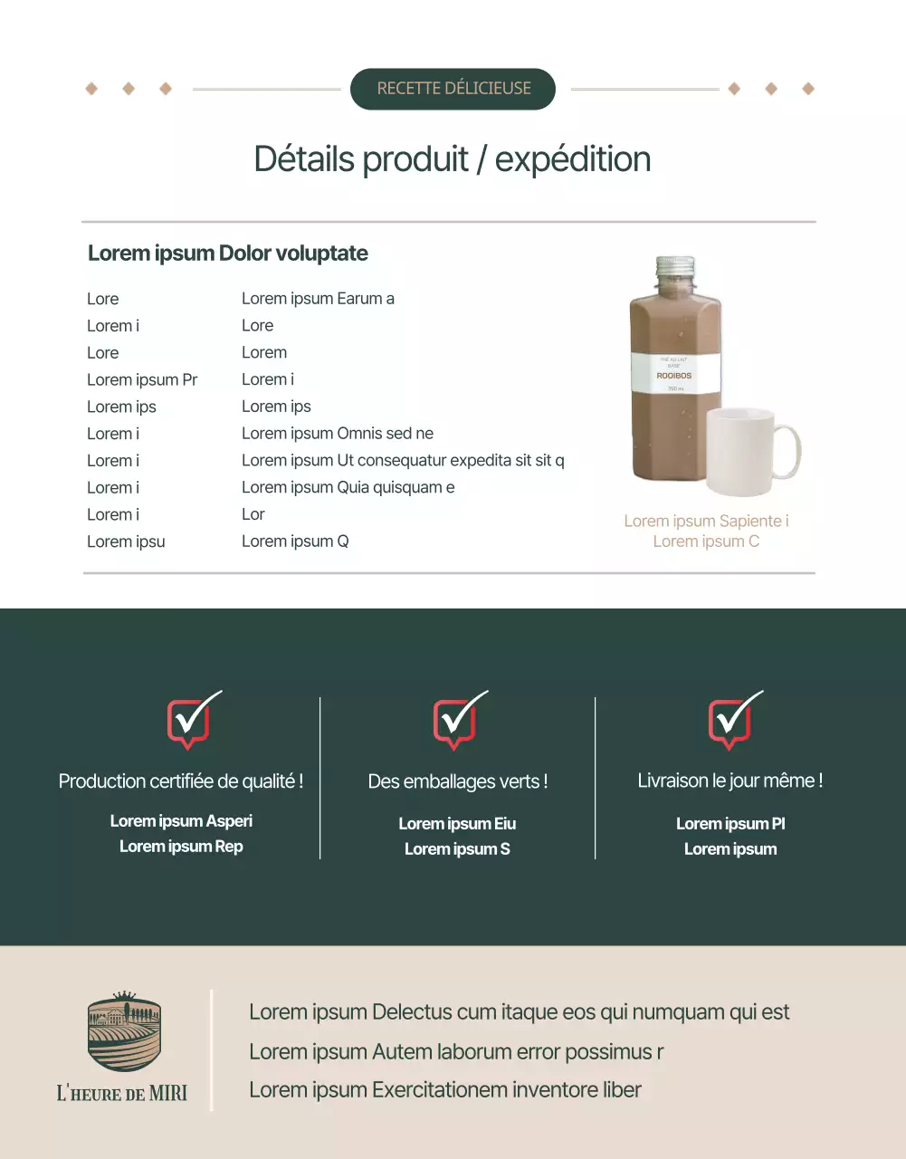 Base de thé au lait décaféiné