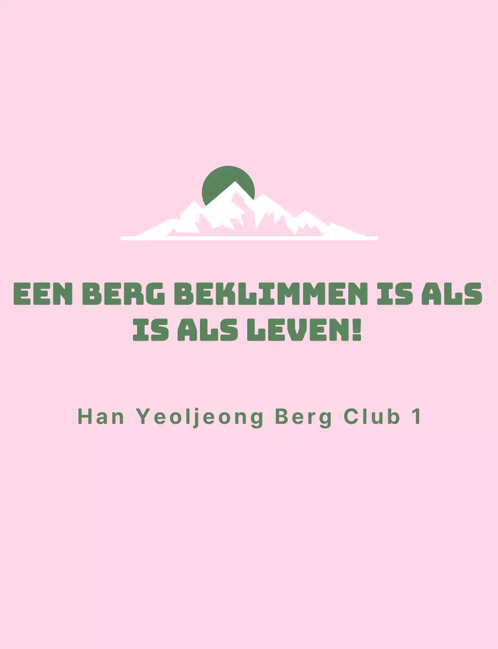 Uniform van bergbeklimmersclub met bergillustratie