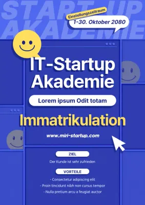 Blue Simple IT Entrepreneurship Academy Personalbeschaffung