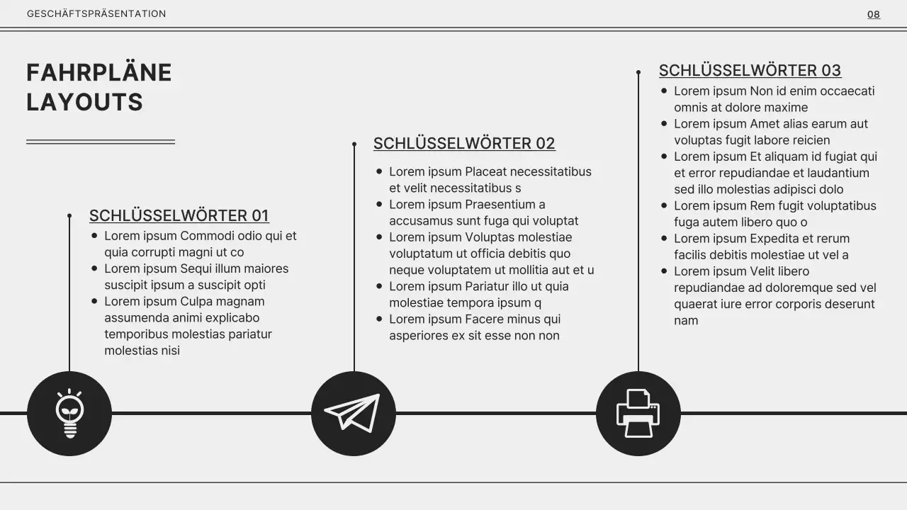 Einfarbig grau und schwarz für eine einfache Geschäftspräsentation