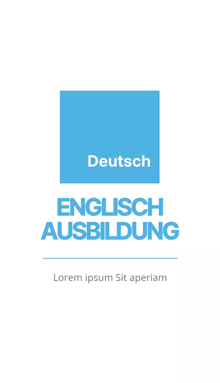 ENGLISCHUNTERRICHT