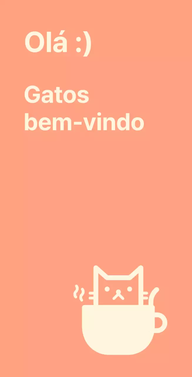 Cat cafe Valkyrie com gatos sobre um fundo cor-de-rosa