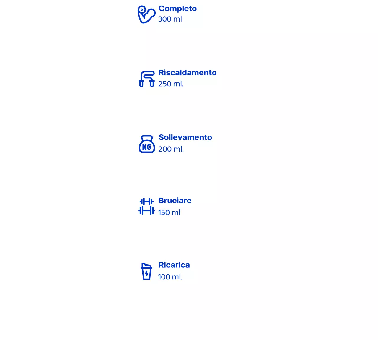 Concetto di bottiglia blu per frullati salutari