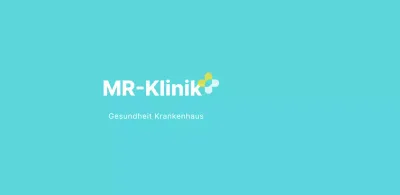 Ein sauberes, minziges Krankenhauslogo wird gefeiert