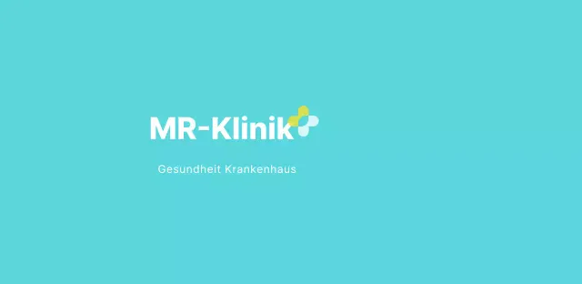 Ein sauberes, minziges Krankenhauslogo wird gefeiert