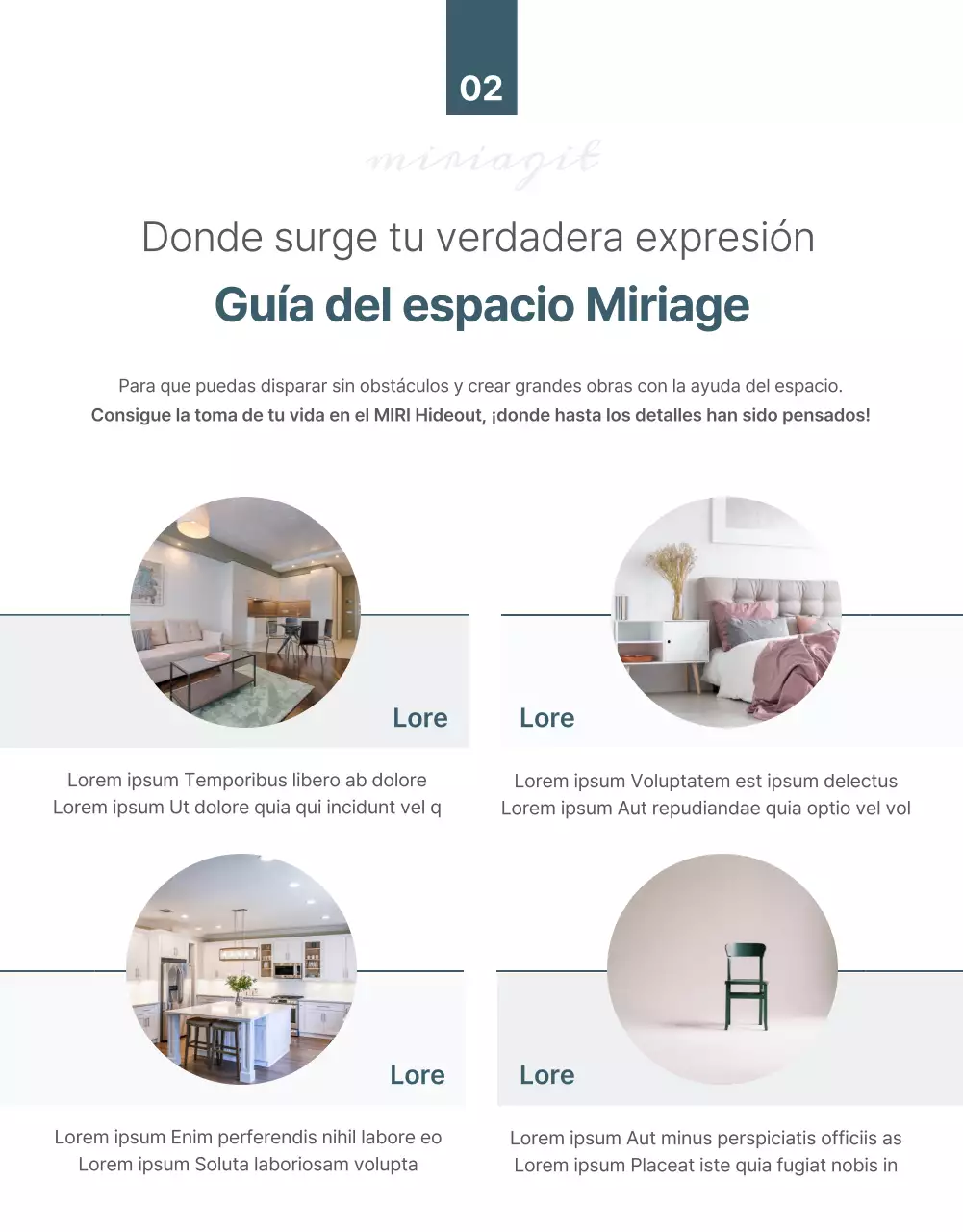 Turquoise selfie studio página de detalles