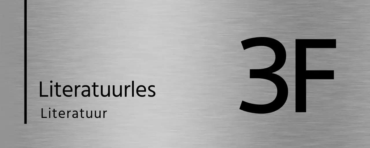 Eenvoudige plaatsaanduiding met zwarte tekst en lijnen voor de naam van de schoolvloer.