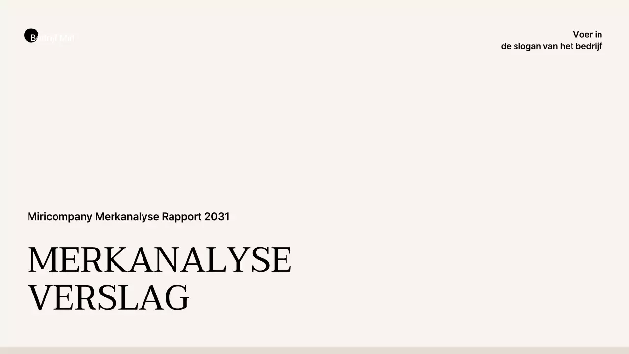 Eenvoudige zakelijke stijl in beige en bruin