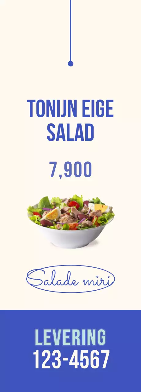 Een koele en verfrissende slabanner met blauwe accenten