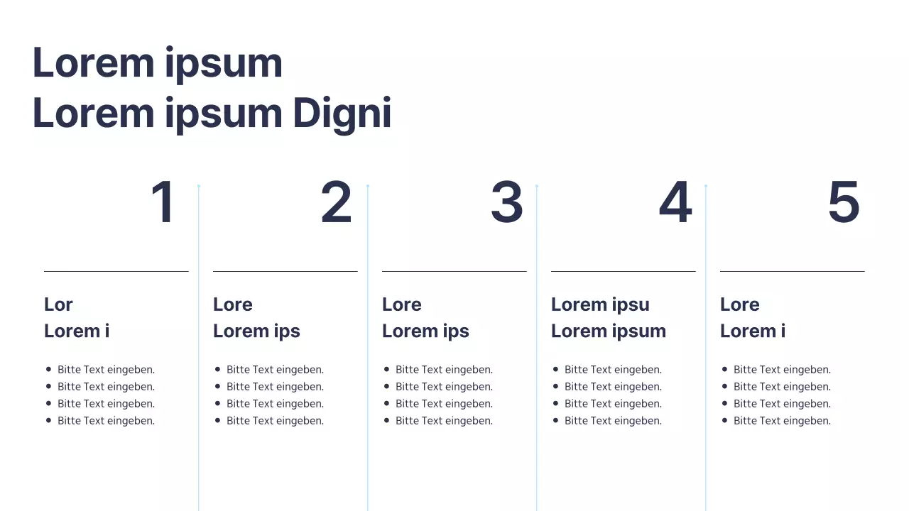 Einfache Business-Infografik mit rosa Akzenten auf weißem Hintergrund
