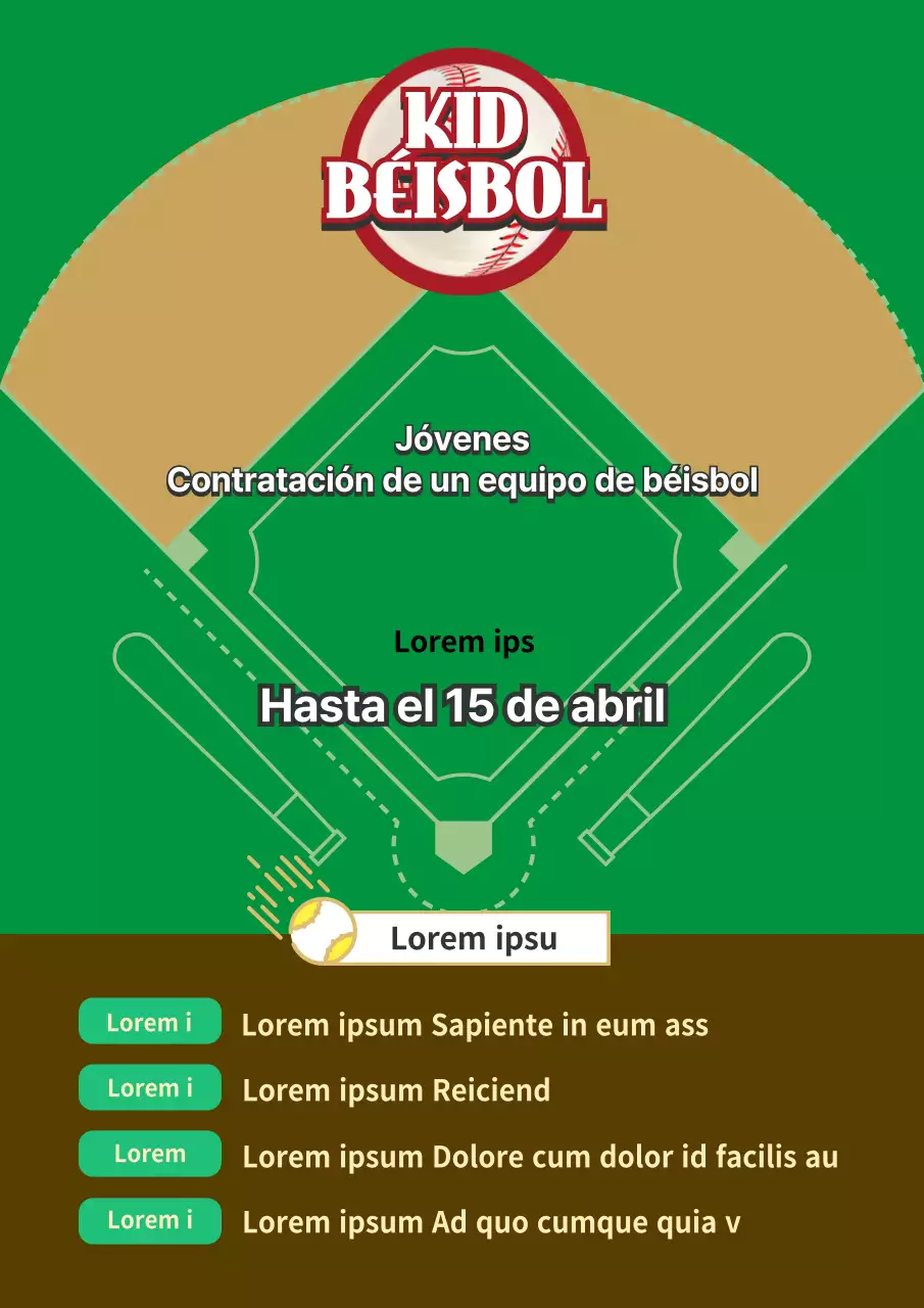 El béisbol se viste de verde