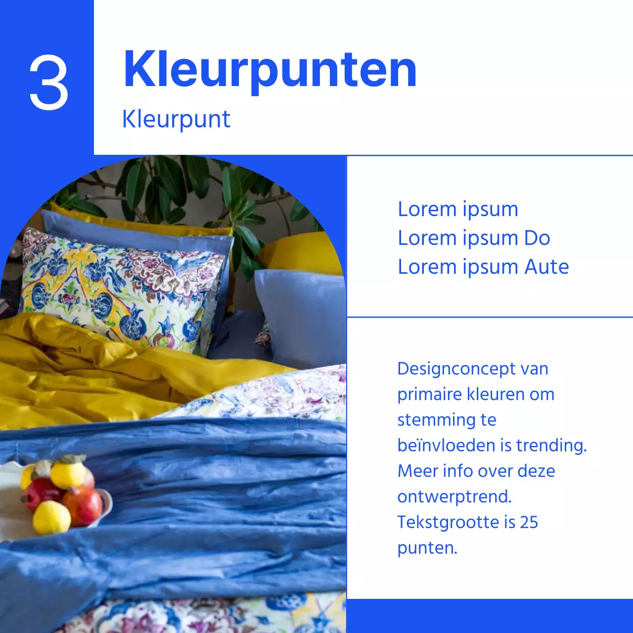 Maak kennis met de blauwe eenvoudige interieurtrend